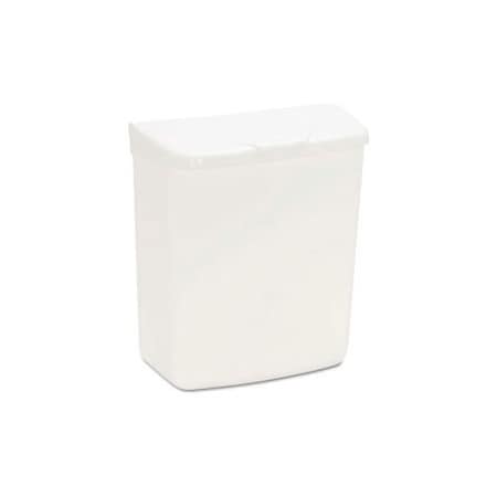 United Stationers Supply Health Gards Plastic Convertible Sanitary Napkin Receptacle, White 1 Gallon - HOS250201W